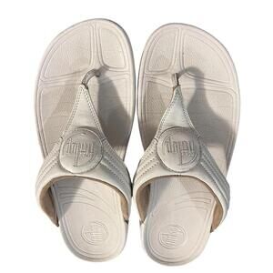 FitFlop iQushion | Ergonomic Waterproof Minimalist Coastal Comfort Size 8